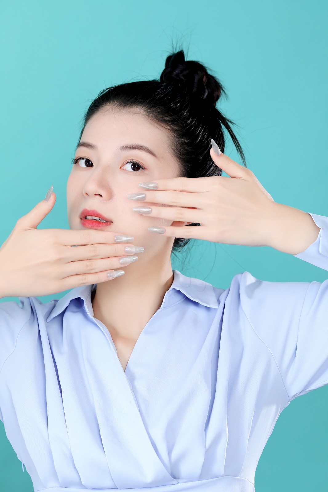 广州甲油胶模特拍摄